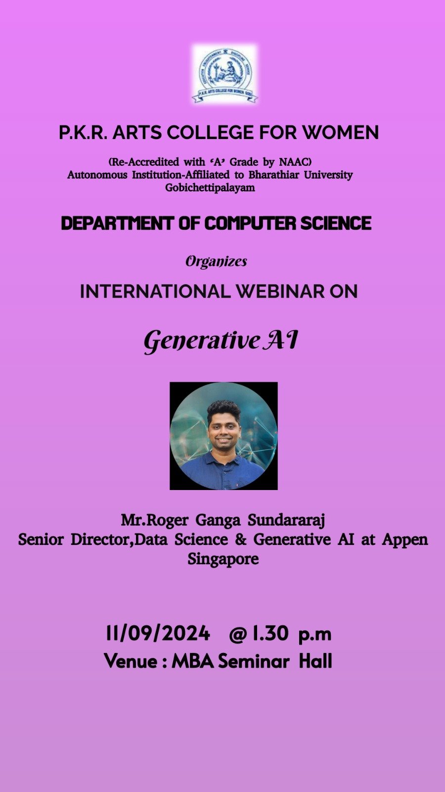 Gen AI webinar